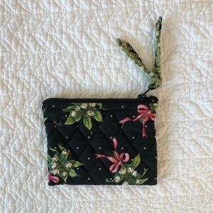 2000s Vera Bradley New Hope Retired Print Zippered Coin Purse